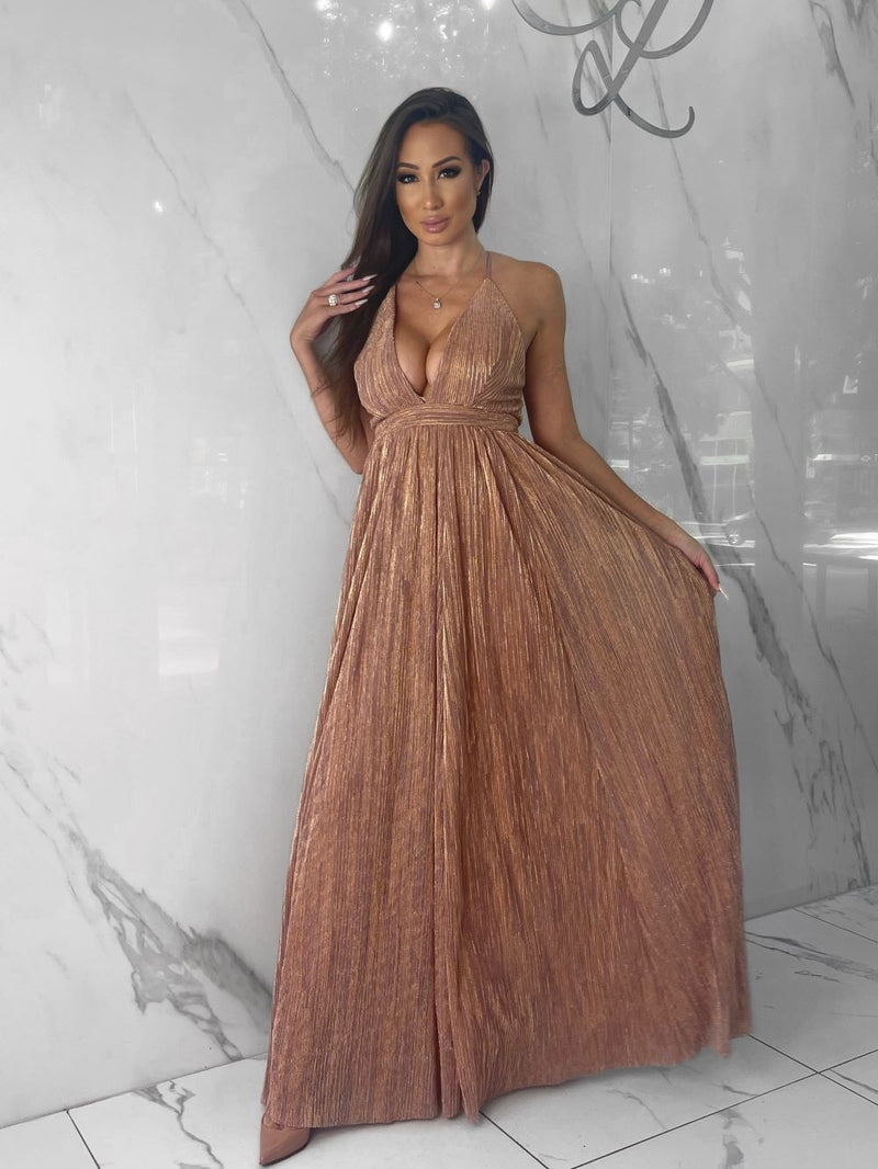 One and Only Dress, Women's Rose Gold Dresses CityLux Boutique One and Only Dress, Women's Rose Gold Dresses CityLux Boutique