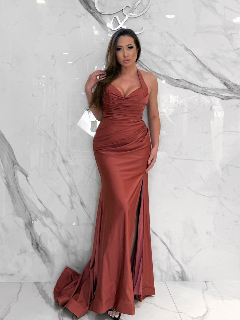 Soft Awakening Dress, Women's Mauve Dresses – CityLux Boutique