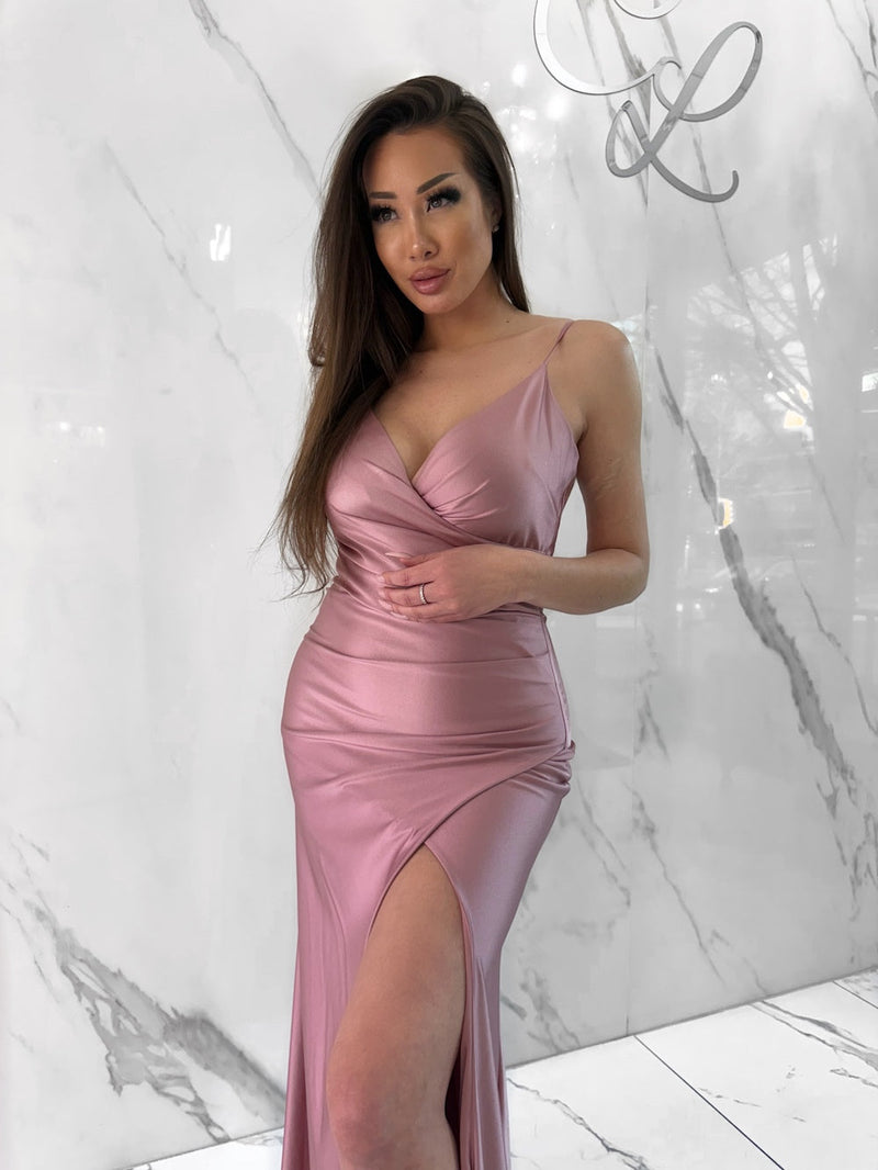 Vanity Dress, Women's Dusty Pink Dresses – CityLux Boutique