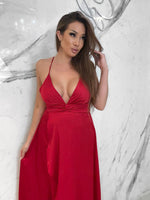 Aura Dress, Women's Burgundy Dresses