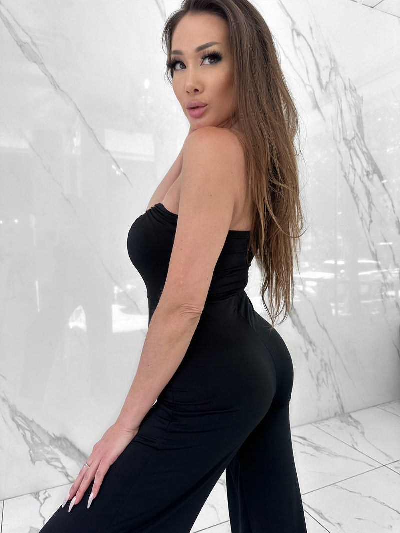 Ballin Babe Jumpsuit, Women's Black Jumpsuit