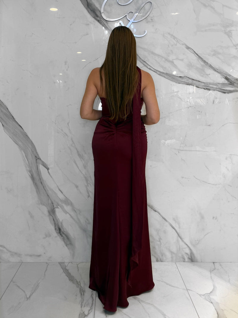 Bare Bloom Dress, Women's Burgundy Dresses CityLux Boutique Bare Bloom Dress, Women's Burgundy Dresses CityLux Boutique
