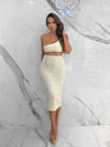 Darya Bottom Bathing Suit, Women's Cream Bathing Suits
