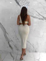 Darya Bottom Bathing Suit, Women's Cream Bathing Suits