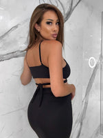 Donya Top Bathing Suit, Women's Black Bathing Suits