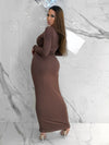 Essential Maxi Dress, Women's Brown Dresses