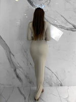 Essential Maxi Dress, Women's Taupe Dresses