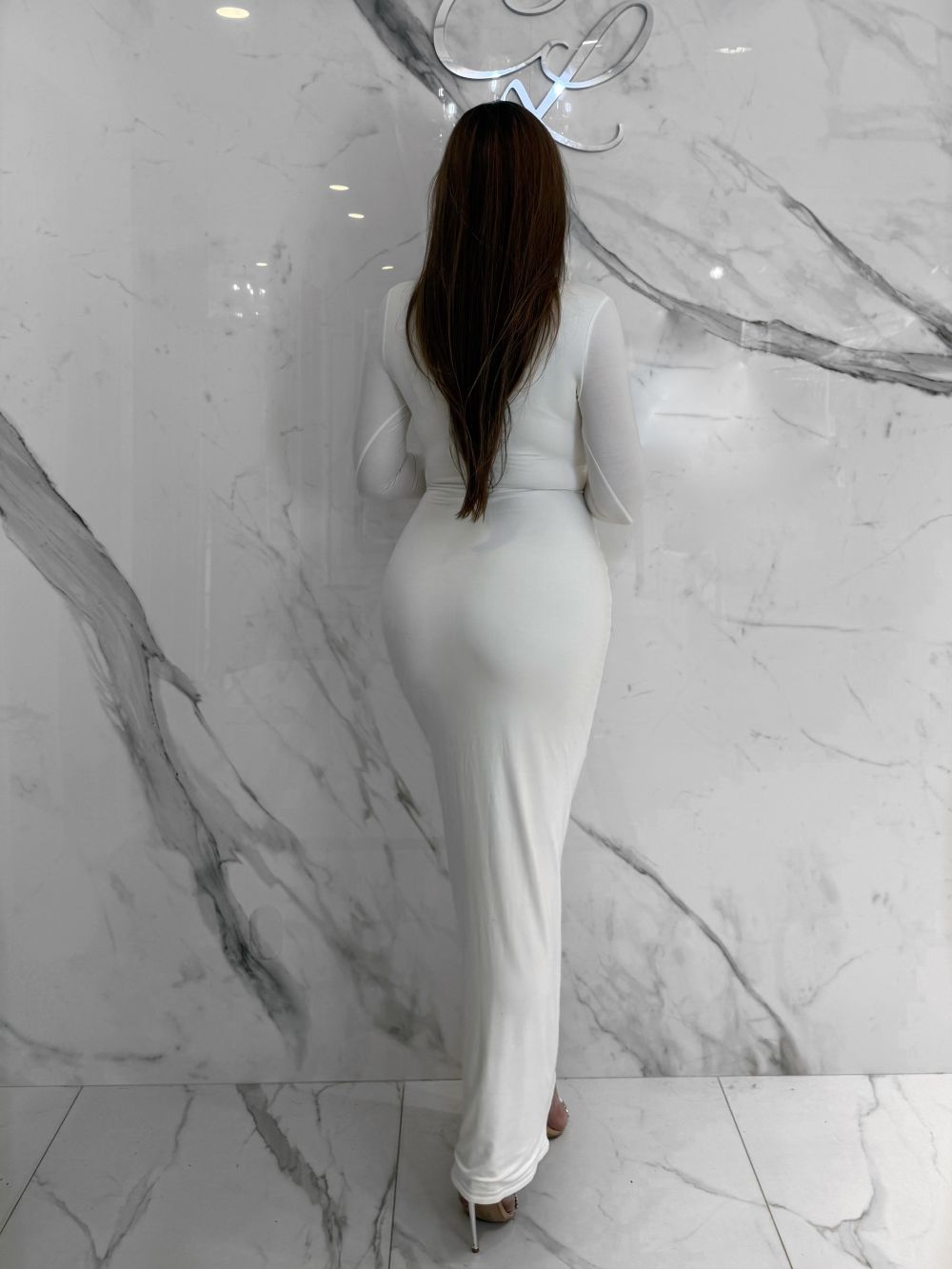 Essential Maxi Dress, Women's White Dresses