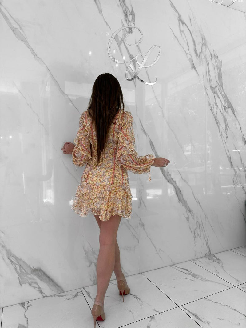Full Bloom Dress, Women's Orange Dresses