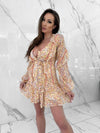 Full Bloom Dress, Women's Orange Dresses
