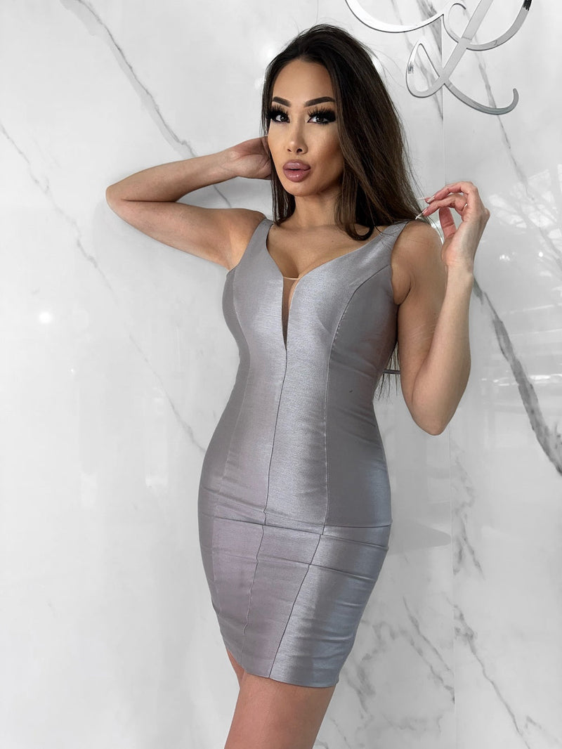 Good for You Dress, Women's Grey Dresses