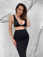 Jet Set Top Bathing Suit, Women's Black Bathing Suits