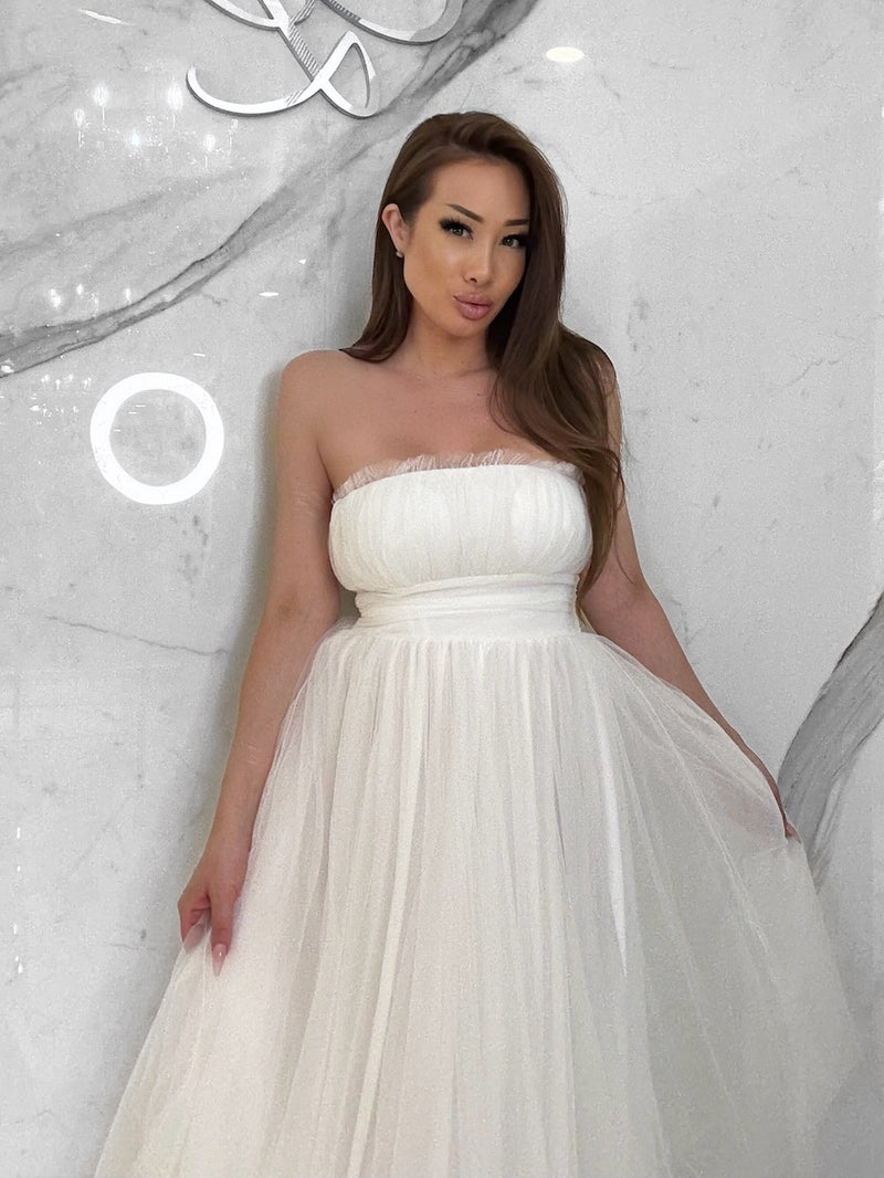 Love Galore Dress, Women's White Dresses