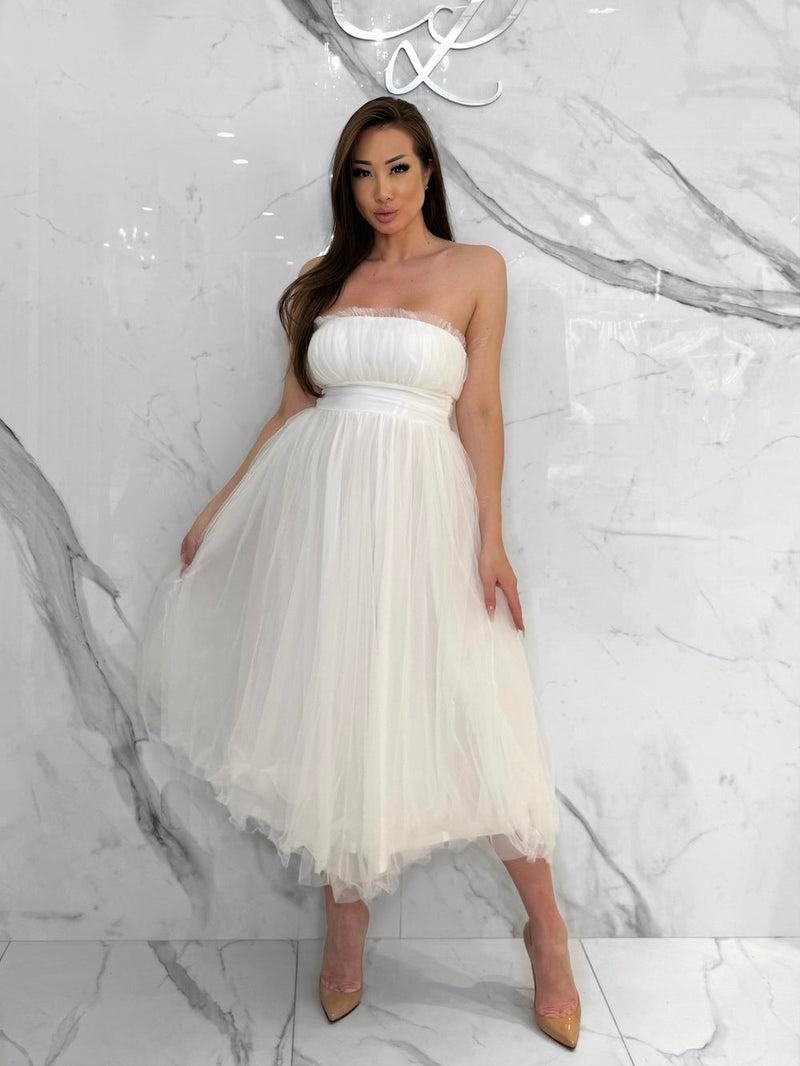 Love Galore Dress, Women's White Dresses