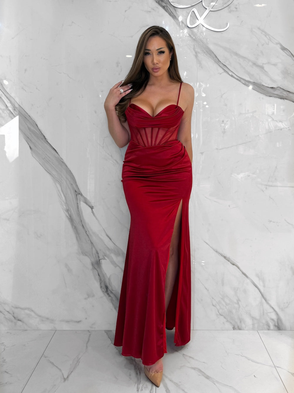 Luxury Tax Dress, Women's Red Dresses