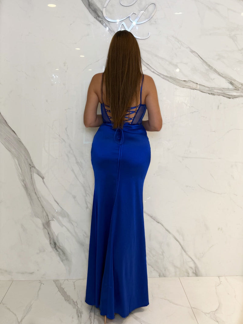 Luxury Tax Dress, Women's Royal Blue Dresses