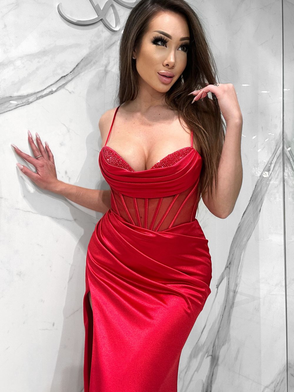 Out of Time Dress, Women's Red Dresses
