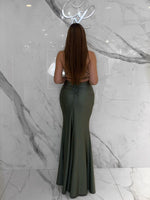 Paid in Pretty Dress, Women's Olive Dresses