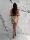 Party Girl Dress, Women's Gold Dresses