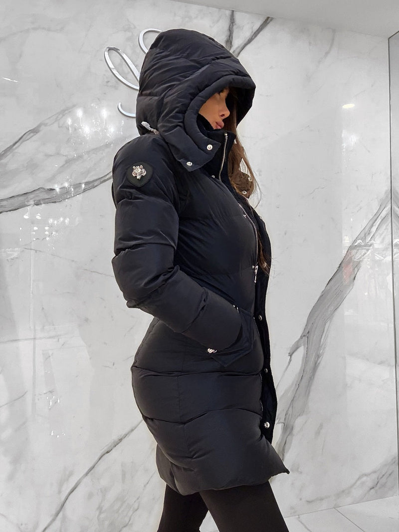Penguin Quilted Coat Coat, Women's Blue Coats