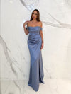Pure Luxe Dress, Women's Dusty Blue Dresses