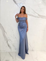 Pure Luxe Dress, Women's Dusty Blue Dresses