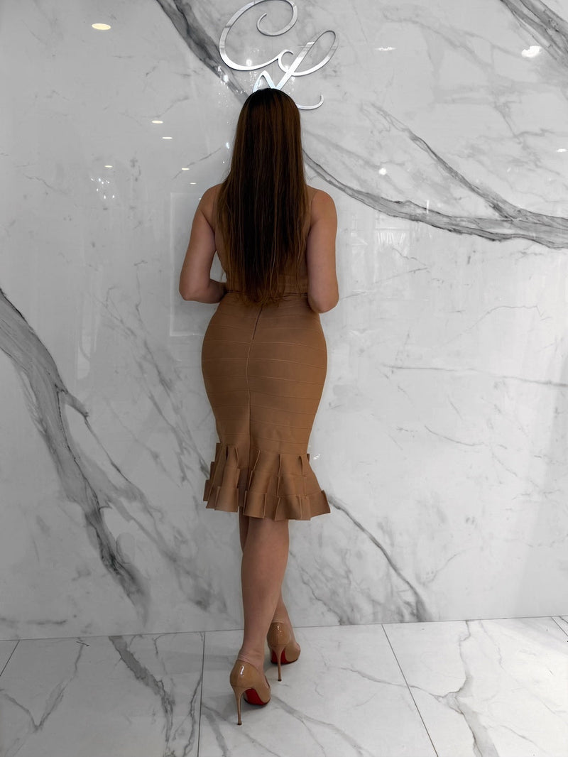 Rich Energy Dress, Women's Brown Dresses