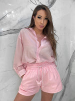 Rosé Radiance Shorts, Women's Pink Shorts