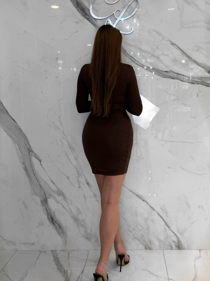 Shaping Mini Dress, Women's Black Dresses