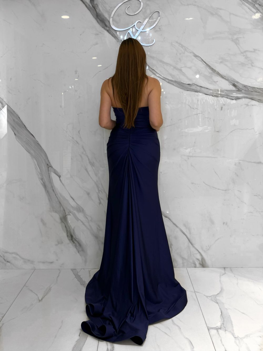 Soft Awakening Dress, Women's Navy Dresses
