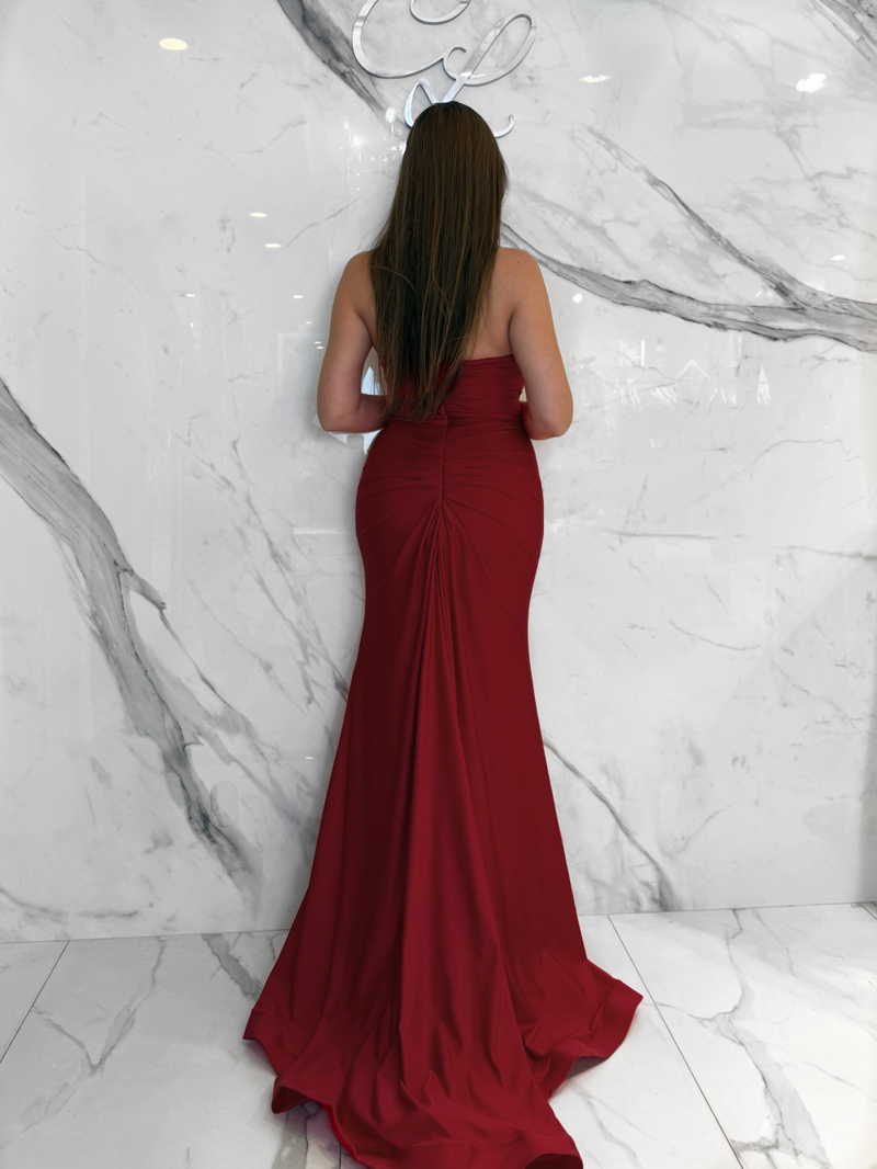 Soft Awakening Dress, Women's Burgundy Dresses