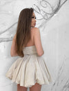 Soft Girl Dress, Women's Taupe Dresses