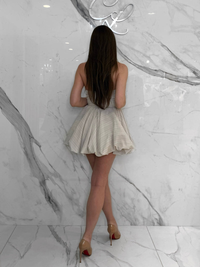 Soft Girl Dress, Women's Taupe Dresses