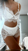 Stay Curious Shorts, Women's White Shorts