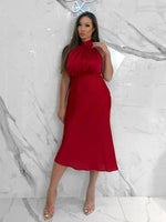 Sweet Glimpse Dress, Women's Burgundy Dresses