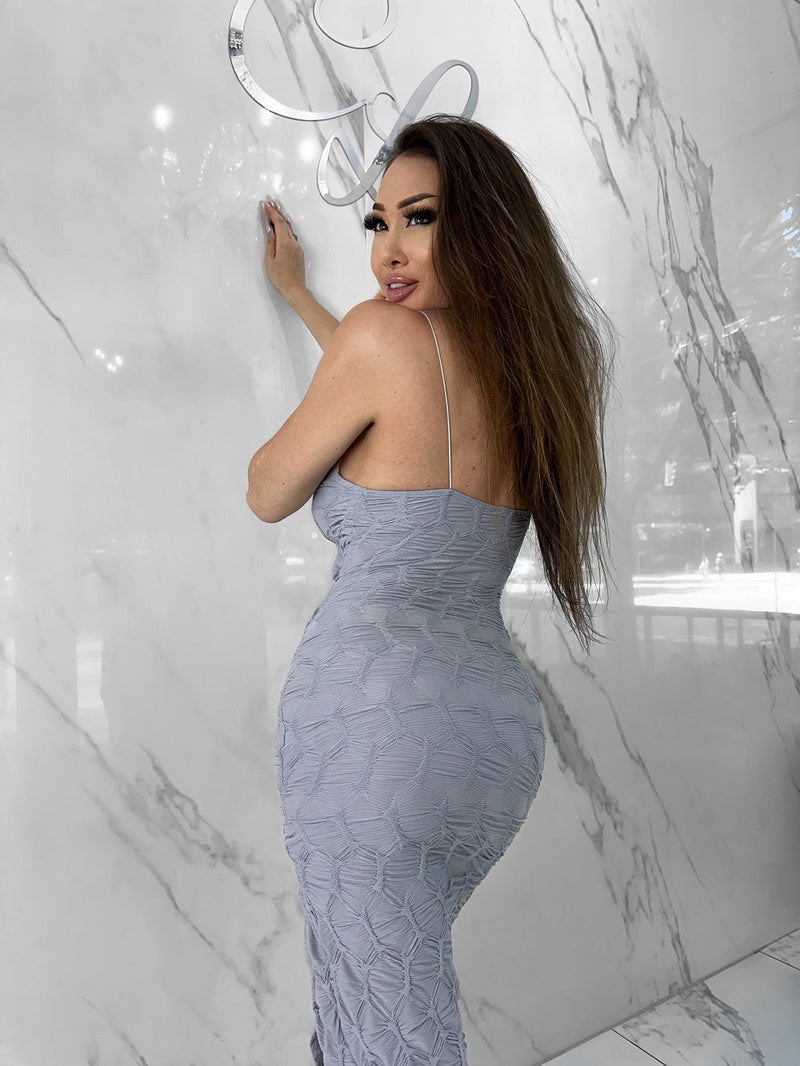 Talking About Me Dress, Women's Grey Dresses