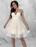 To Be Courted Dress, Women's Cream Dresses