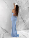 Too Good to Pass Up Dress, Women's Ice Blue Dresses