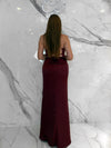 With You I'm Winnin Dress, Women's Burgundy Dresses