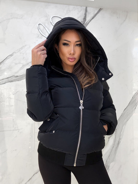 Woody Bomber Quilted Coat