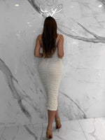 Snatched Dress, Women's Cream Dresses