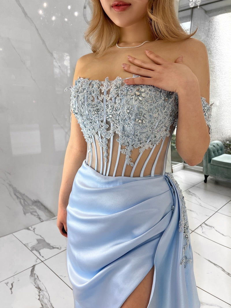 A Brat Dress, Women's Sky Blue Dresses