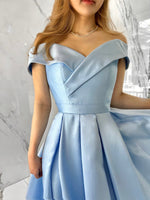 Best-Self Dress, Women's Sky Blue Dresses
