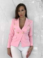 Boss Babe Blazer, Women's Baby Pink Blazer