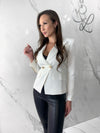 Boss Babe Blazer, Women's White Blazer