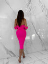 Business Only Dress, Women's Neon Pink Dresses