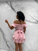 Harlene Romper, Women's Pink Romper