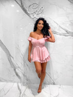 Harlene Romper, Women's Pink Romper
