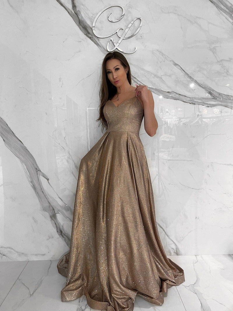 Iced Out Dress, Women's Rose Gold Dresses