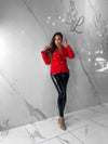 New Flame Blazer, Women's Red Blazer